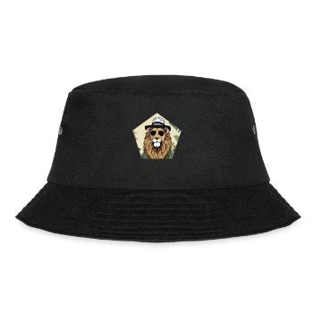 Mister Lion - Bucket Hat - Schwarz - Vorne - Lela (165cm)