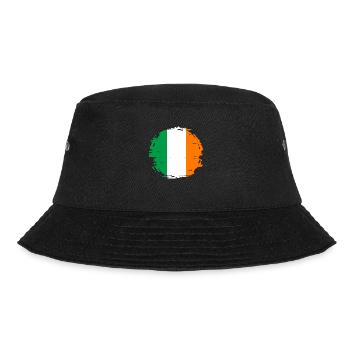 Ireland Flag Vintage Irish Flag Dublin - Bucket Hat - black - Front - Lela (165cm)
