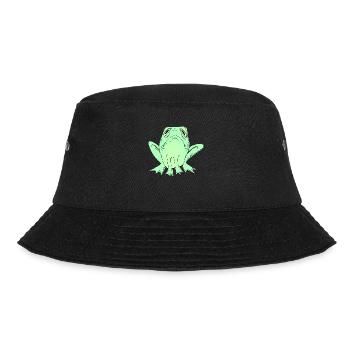Small frog - Bucket Hat - black - Front - Lela (165cm)