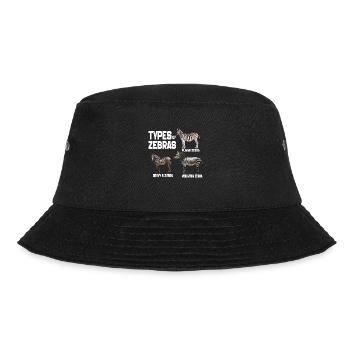 Arten von Zebras, Liste der Zebrarassen Tierliebhaber - Bucket Hat - Schwarz - Vorne - Lela (165cm)