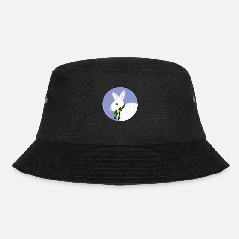 White Rabbit - Bucket Hat - black