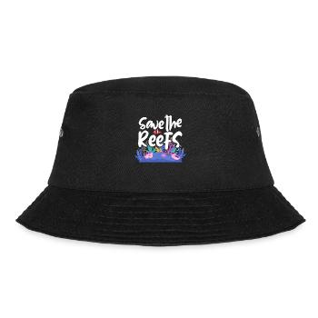 Save The Reefs Marine Protection Scuba Diving - Bucket Hat - black - Front - Lela (165cm)
