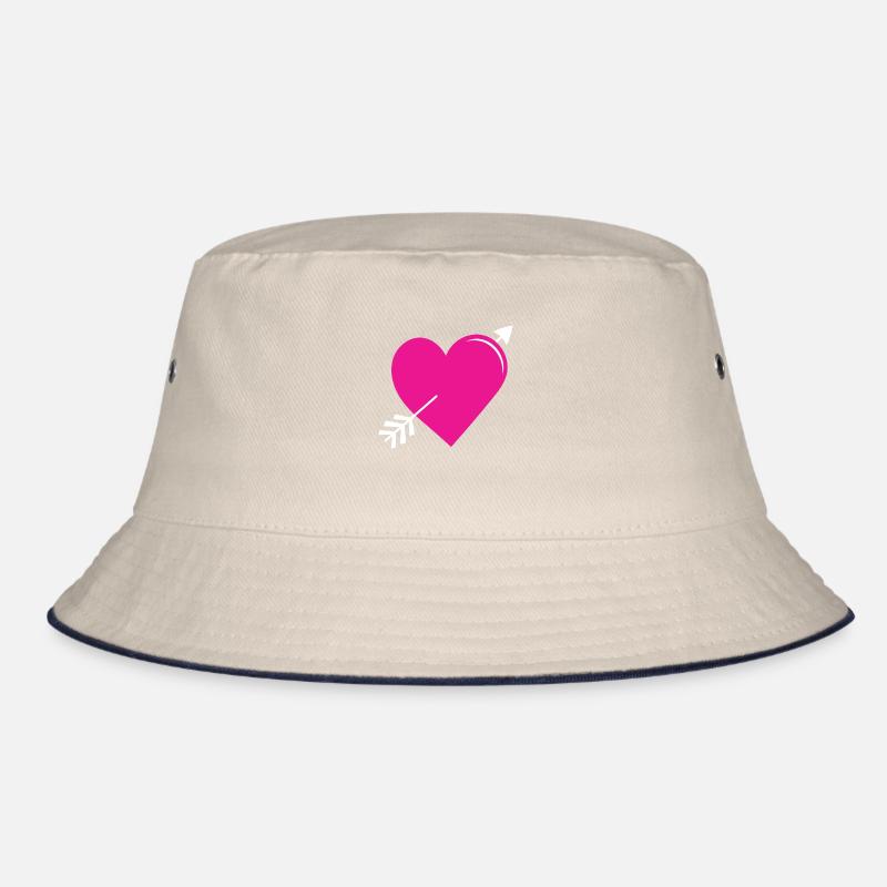 Flèche Coeur Rose Bob