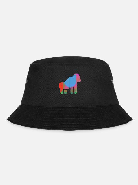 Gorilla - Bucket Hat - Schwarz