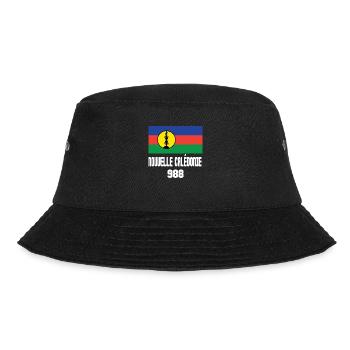 cadeau design kanak drapeau Nouvelle Calédonie - Bob - noir - Devant - Lela (165cm)