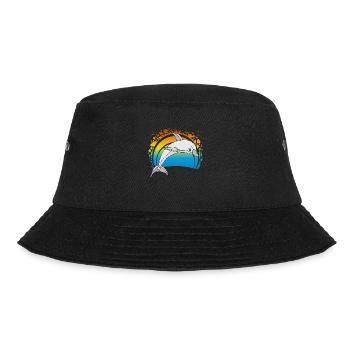 Delfin - Bucket Hat - Schwarz - Vorne - Lela (165cm)