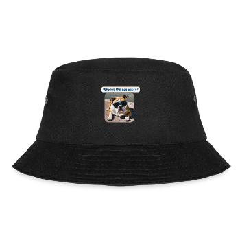 Bulldogge, Who let the dog out - Bucket Hat - black - Front - Lela (165cm)