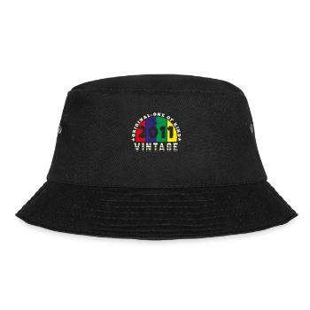 Jahrgang 2011 Retro - Bursdag - Bucket Hat - Schwarz - Vorne - Lela (165cm)