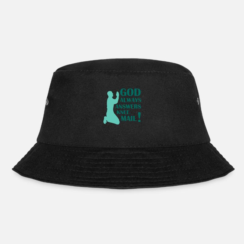 god answers - Bucket Hat - Schwarz