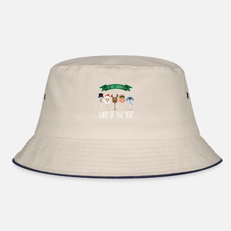 11876 Wunderbar Weingrün Voll Bucket Hat