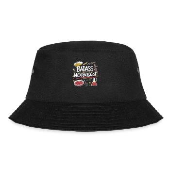 Wissenschaft mit Leidenschaft - Bucket Hat - Schwarz - Vorne - Lela (165cm)