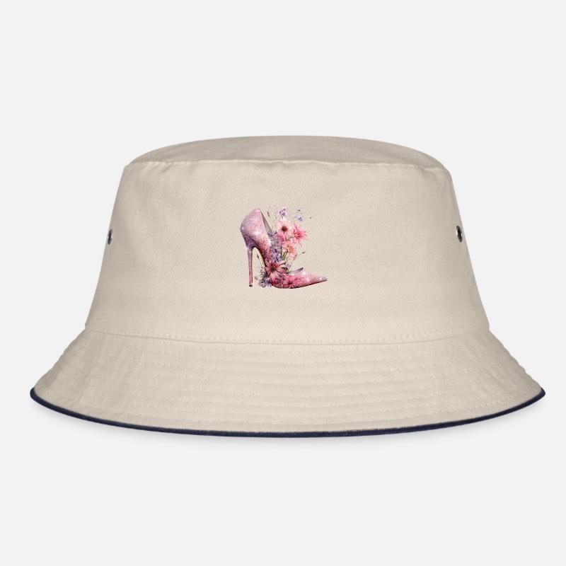 High Heel Liebhaber Glitzer Schuhe Damen Geschenk Bucket Hat