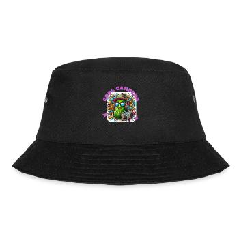 Cool Camping Gurkiii - Bucket Hat - Schwarz - Vorne - Lela (165cm)