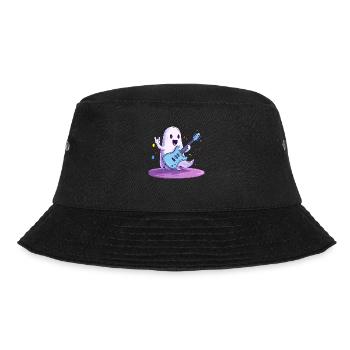 Geist Gitarrist Halloween - Bucket Hat - Schwarz - Vorne - Lela (165cm)