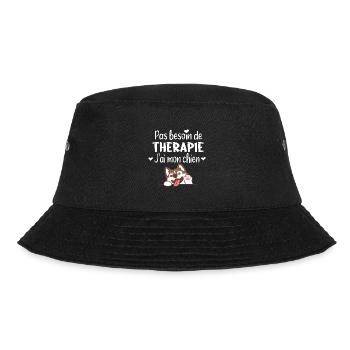 J'ai mon chien. Passion chiens cadeau humour chiot - Bob - noir - Devant - Lela (165cm)