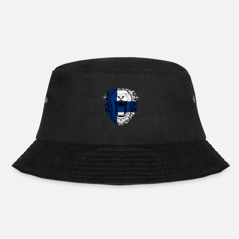 Finnland - Bucket Hat - Schwarz