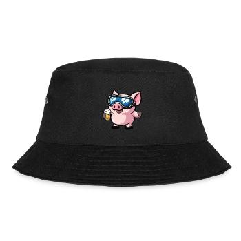 Porc Après-ski Bière Bande dessinée - Bob - noir - Devant - Lela (165cm)