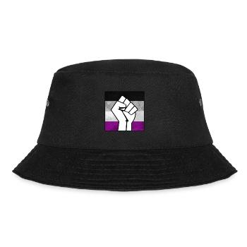 Autocollant Agender Fist - Bob - noir - Devant - Lela (165cm)