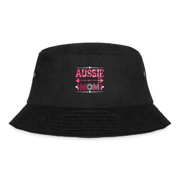 Aussie Mom Mothers Day Best Mama In The World - Bucket Hat - black - Front - Lela (165cm)