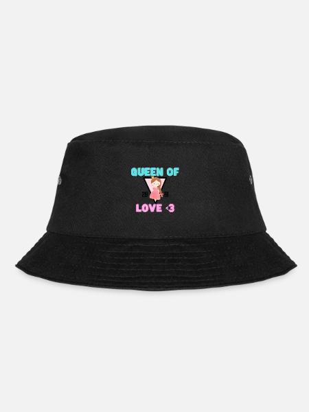 Queen of Love - Bucket Hat - Schwarz