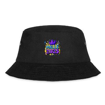 Malle 2025 Spruch Mallorca - Bucket Hat - Schwarz - Vorne - Lela (165cm)