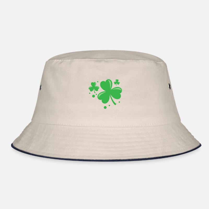 Irisches Kleeblatt im Taschenformat Klee St. Patrick's Bucket Hat