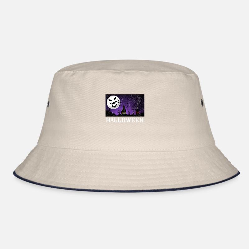 Halloween Haunted Manor Bucket Hat