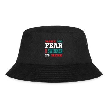 Have no Fear the Schwimmer is here Outfit - Bucket Hat - black - Front - Lela (165cm)