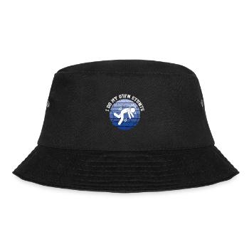 Ich mache meine eigenen Stunts und arbeite immer noch an meiner Landung - Bucket Hat - Schwarz - Vorne - Lela (165cm)