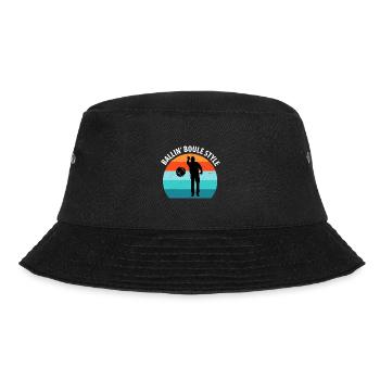 Boule Petanque Boccia Boules - Bucket Hat - Schwarz - Vorne - Lela (165cm)