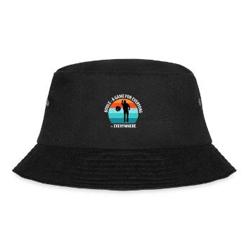 Boule Petanque Boccia Boules - Bucket Hat - Schwarz - Vorne - Lela (165cm)