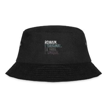 Humor Geschenkidee Personalisierter römischer Name - Bucket Hat - Schwarz - Vorne - Lela (165cm)