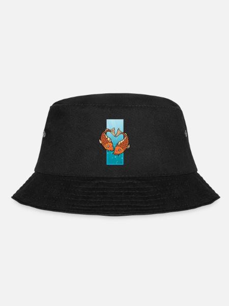 The Pisces-heart - Bucket Hat - Schwarz