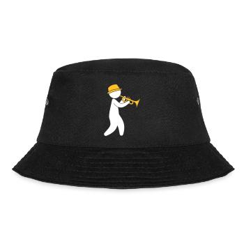A Jazz Musician Plays The Trumpet - Bucket Hat - black - Front - Lela (165cm)