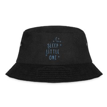Sleep Little One - Sleep well baby - Bucket Hat - black - Front - Lela (165cm)