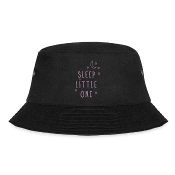 Sleep Little One - Sleep well baby - Bucket Hat - black - Front - Lela (165cm)