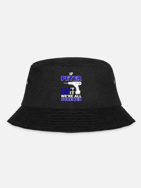Peter Geburtstag Geschenk Idee Love T-Shirt Spaß - Bucket Hat - Schwarz