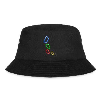 Karabiner - Bucket Hat - Schwarz - Vorne - Lela (165cm)