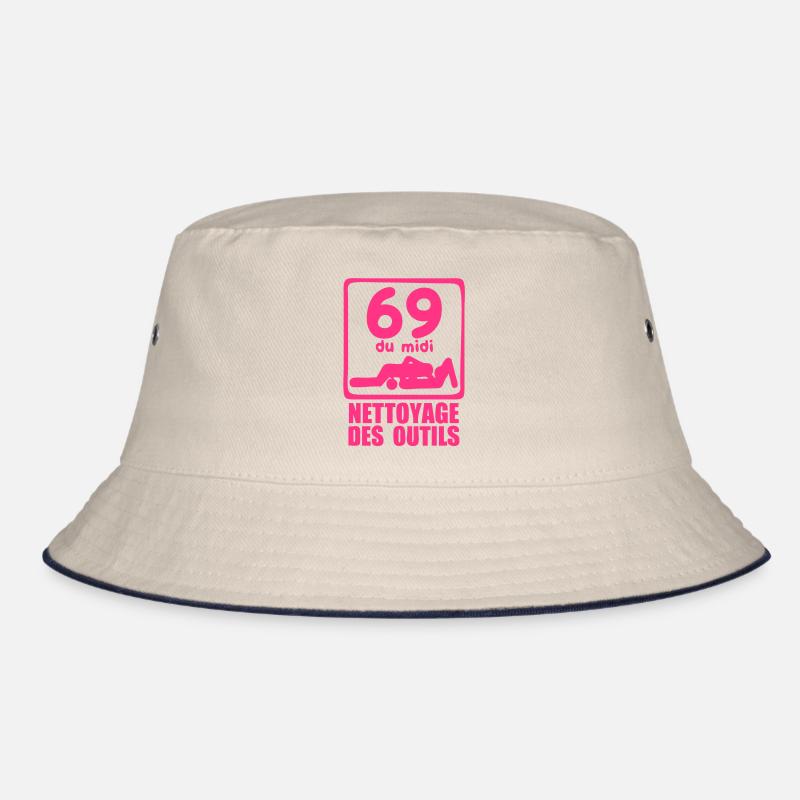 69 twelve o'clock cleaning tools Bucket Hat