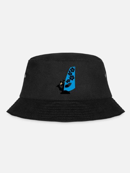 windsurfer - Bucket Hat - Schwarz