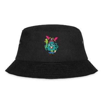 Piratenmonster - Bucket Hat - Schwarz - Vorne - Lela (165cm)