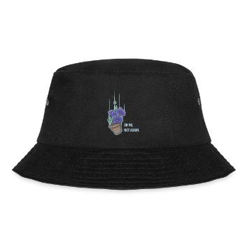 Thoughts of a falling bowl of petunias - Bucket Hat - Schwarz - Vorne - Lela (165cm)