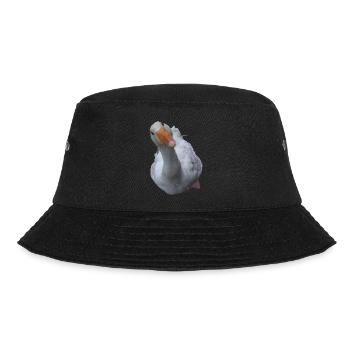 Gans - Bucket Hat - Schwarz - Vorne - Lela (165cm)