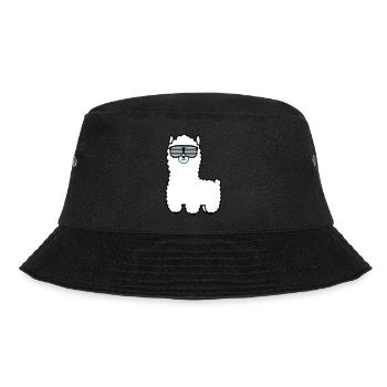 lama_002 - Bucket Hat - Schwarz - Vorne - Lela (165cm)
