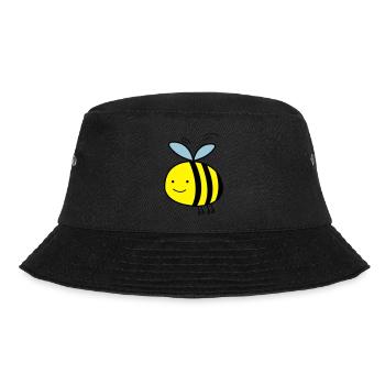 comic_biene_002 - Bucket Hat - black - Front - Lela (165cm)