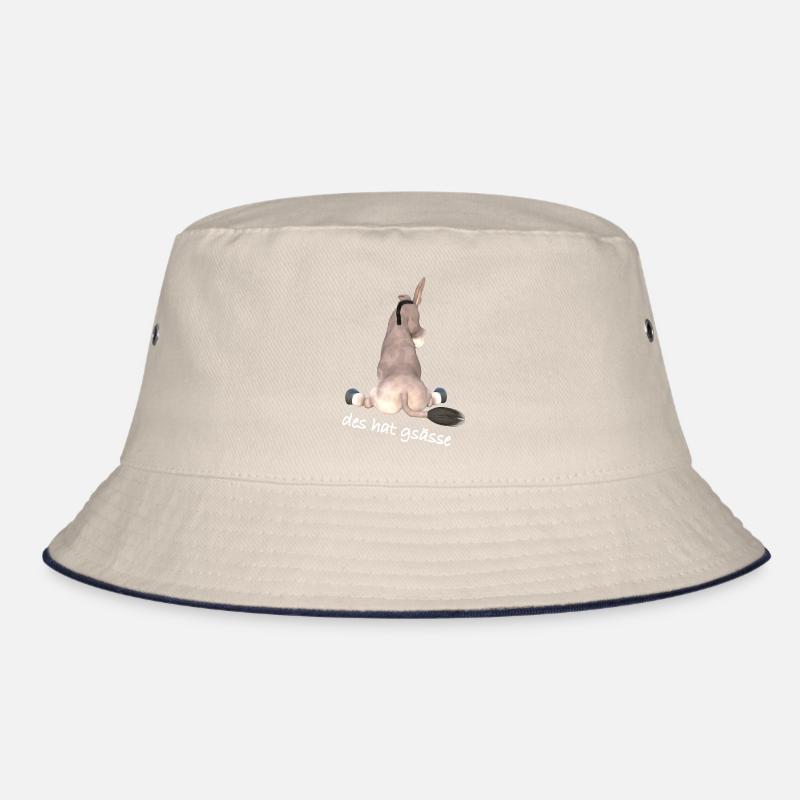 Spruch, Esel, schwäbisch Bucket Hat
