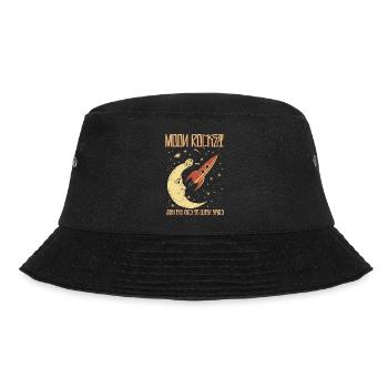 Moon Rocket Vintage - Bucket Hat - black - Front - Lela (165cm)