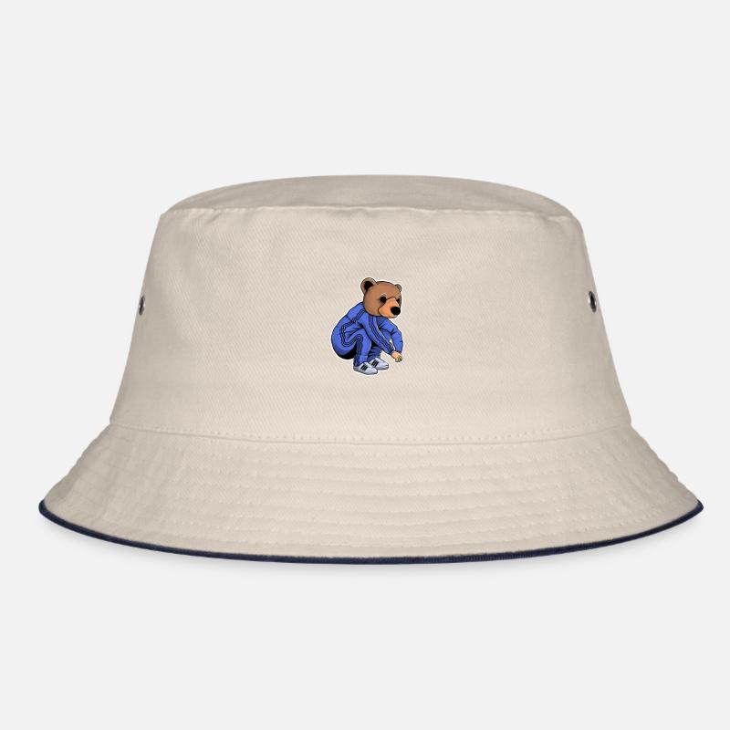 Gopnik Bear Slav Squatt Squatting Gop Geschenkidee Bucket Hat