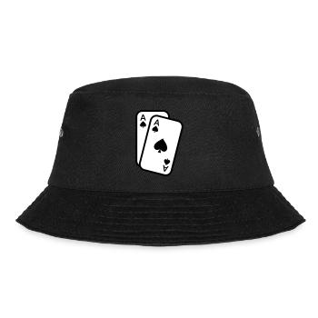 Cards ace of spades playing cards poker - Bucket Hat - black - Front - Lela (165cm)