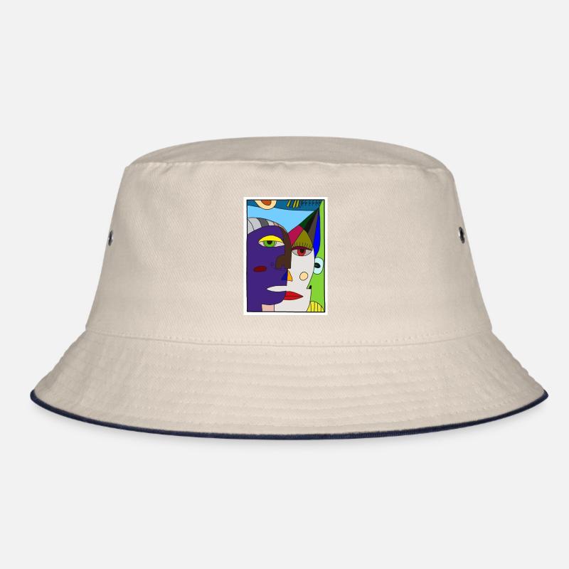 Abstract Faces Picasso Bucket Hat